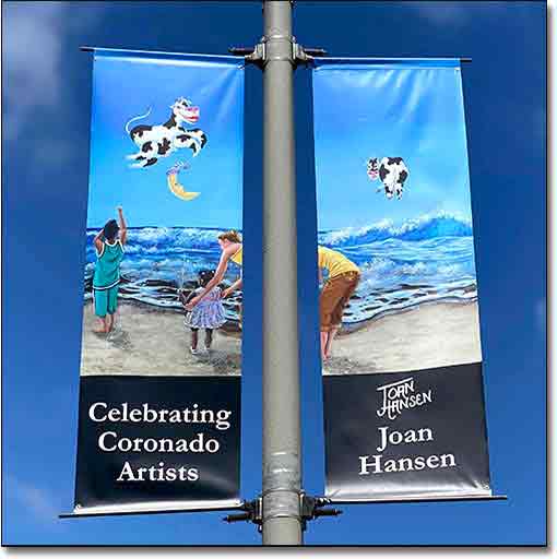 2022 Coronado banners of Cowabunga Dude