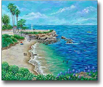 La Jolla Cove by Joan Hansen